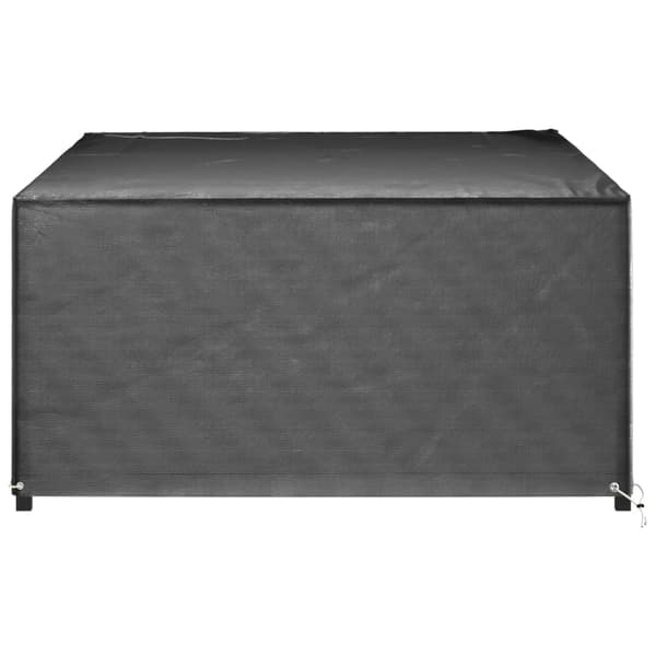 vidaXL Trädgårdsmöbelöverdrag, 2 st, 12 öljetter, 230x165x80 cm