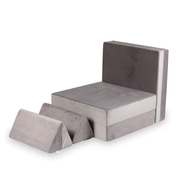 Montessori Comfort sammet lila leksoffa