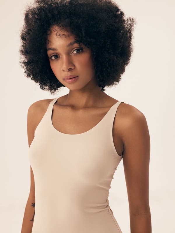 Byte Henderson Bodysuit | Beige M