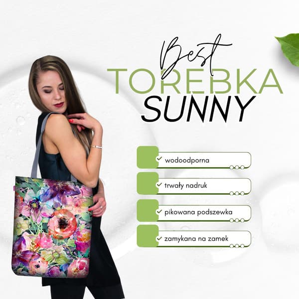 SUNNY canvasväska - Flora