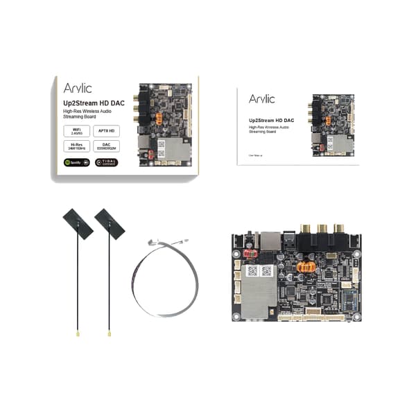 Arylic UP2STREAM HD DAC kort DIY streamer DAC forforstærker