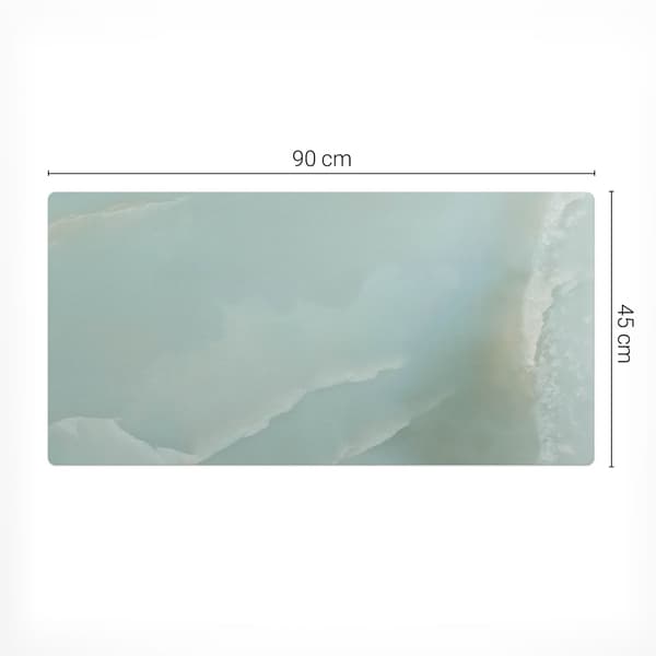 Antislip spillemåtte i vinyl med marmorstruktur 90x45 cm