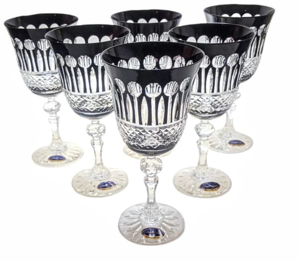 MaRika sorte krystalvinglas 220 ml Paris 6 stk.