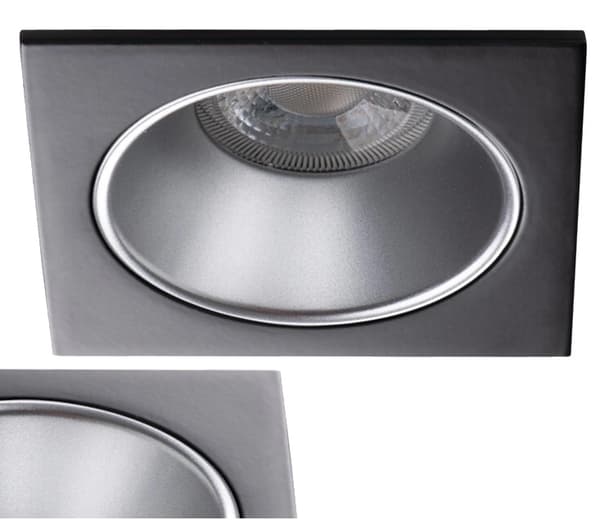 GLOZO 10W Dekorativ LED Loftring Indbygget Sølv-Sort