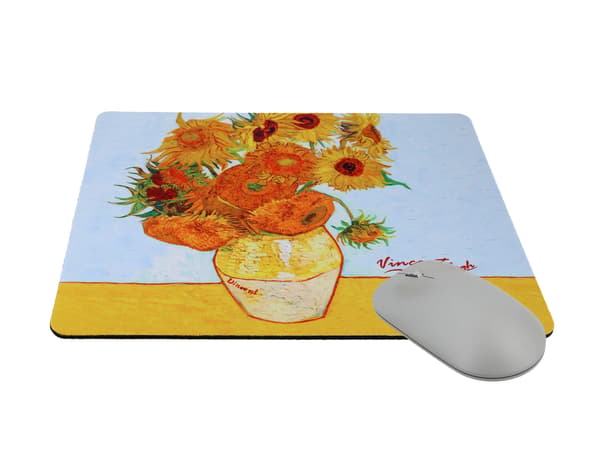 Computermusemåtte - V. van Gogh, Solsikker i en vase (CARMANI)
