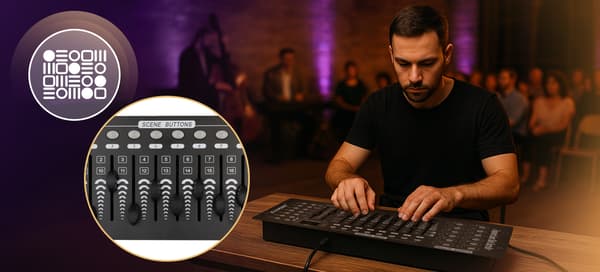 MM-DX100 IllumiCore DMX-controller