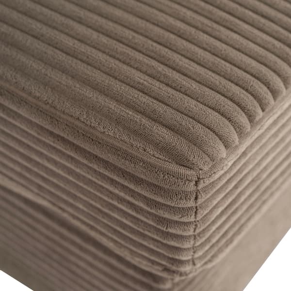 NEO Beige Corduroy Moderne Sofa Lounge Lænestol