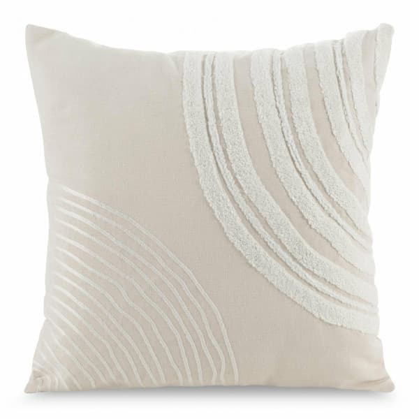 ALLY boho pudebetræk 45x45 cm beige