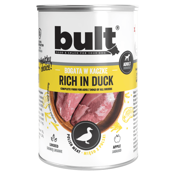 HUNDEFODER - VÅDFODER MED BLANDING AF SMAGSVARER PREMIUM DÅSE 12x400g | BULT