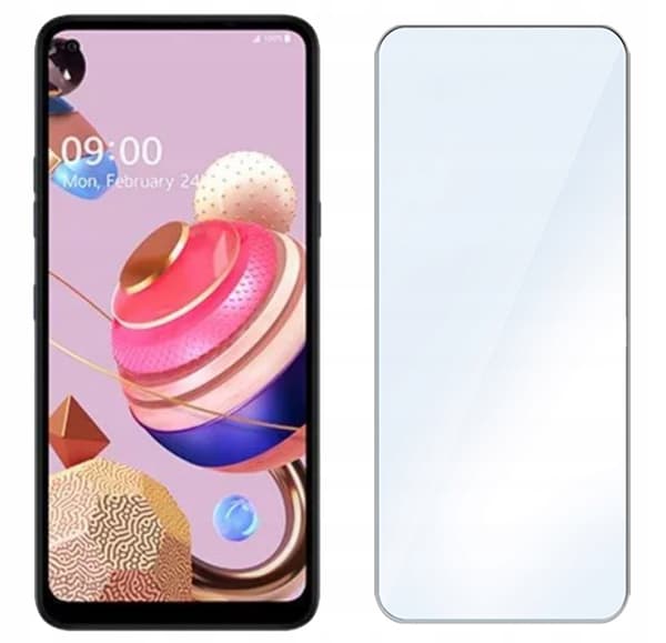 2x Härdat glas för LG K51S | 2-pack