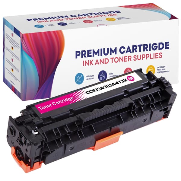 Toner til HP CC533A/CE413X/CF383X Magenta GP