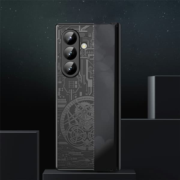 Etui til Samsung Galaxy Z Fold7 5G, Mekanisk Legende, Sort