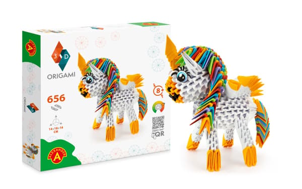 Origami 3D - Enhörning