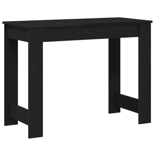 vidaXL skrivebord, sort, 100x45x75 cm, træbaseret materiale