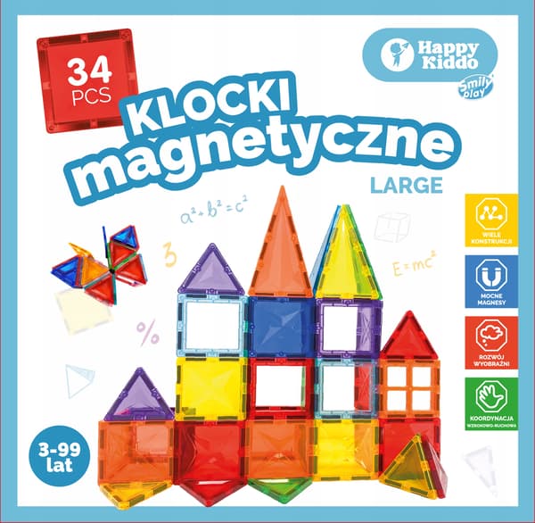 Magnetblock 34 bitar stora