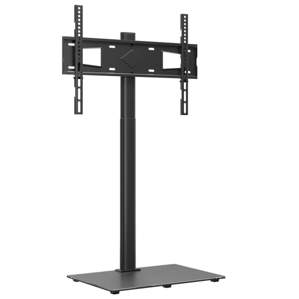 vidaXL hjørne-TV-bord til 32-65 tommer sort