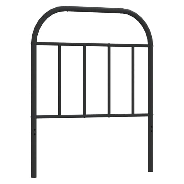 vidaXL metalsengegavl sort 75 cm