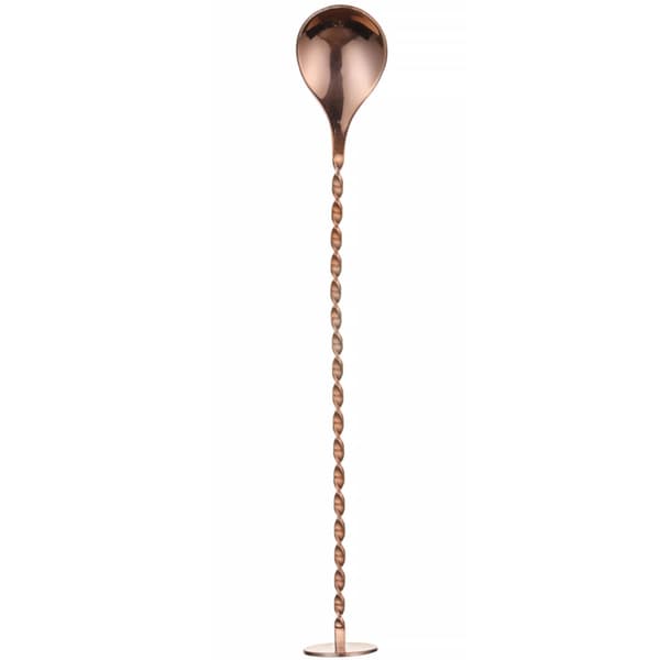 Bartenderset i rör, shaker, jigger, sil, muddler, sked - koppar