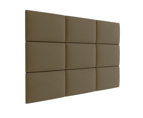 Polstret panel 70x40 Magic Velvet 2206 (Kaffe med mælk)