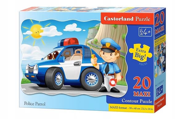Pussel 20 bitar Maxi C-02252 Polispatrull