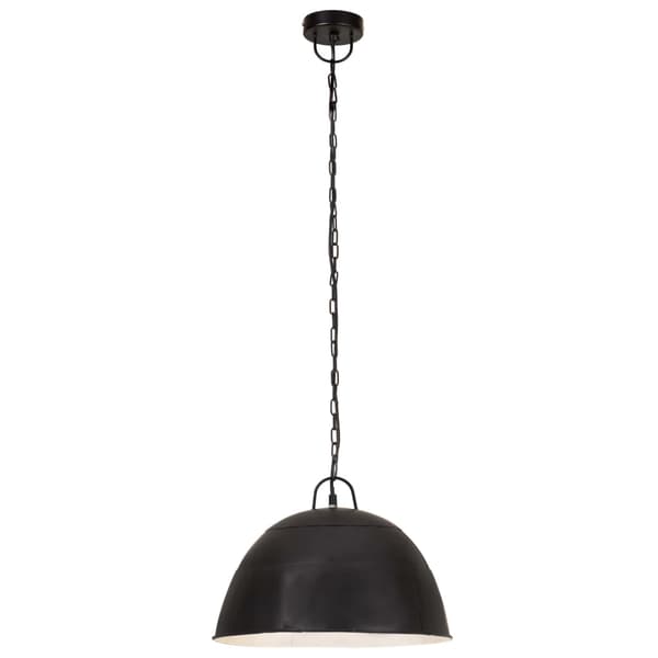 vidaXL industriel pendellampe, 25 W, sort, rund, 41 cm, E27