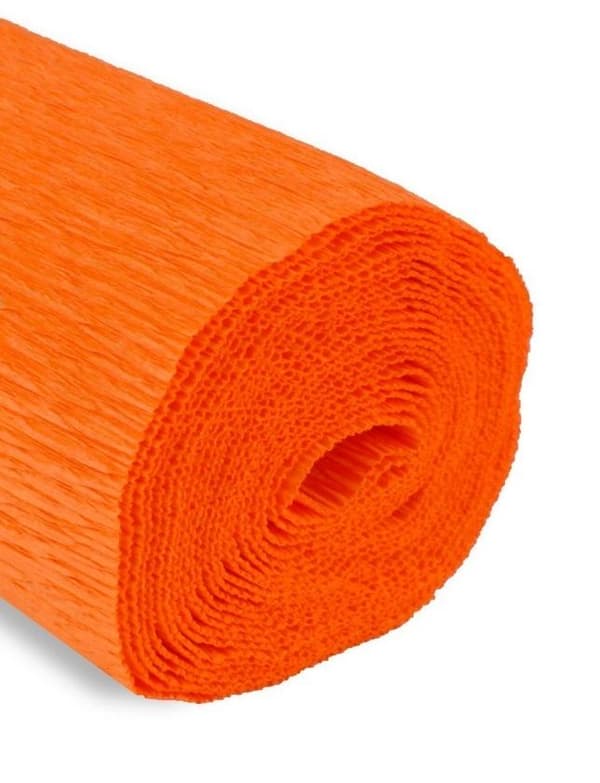 Kreppipaperi 50x250cm 180g mandariini