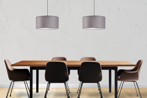Tornado AD1 lampa, grå sammet