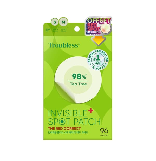 Troubleless INVISIBLE PLUS SPOT PATCH THE RED CORRECT 96 st