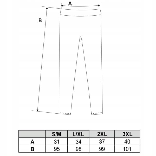 Dameisolerede ribbede leggings MORAJ S/M sort