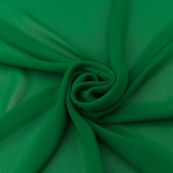 Chiffonmateriale, grøn farve