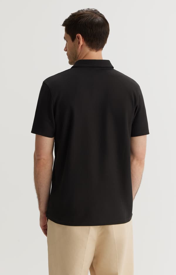 Sort polo XL