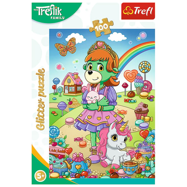PUSSEL 100 GLITTER GLITTER TREFLIKI 14833
