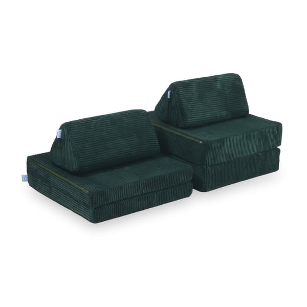 Montessori Standard Corduroy Mini Leksoffa Grön