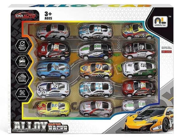 Metalliauto 15 kpl