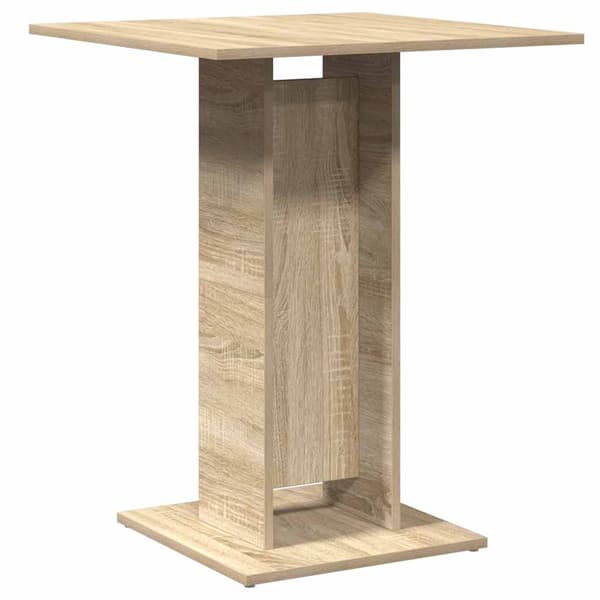 vidaXL bistrobord, Sonoma eg, 60x60x75 cm, spånplade