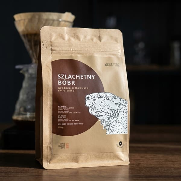 Craftbe Kaffebønner Noble Beaver 250g