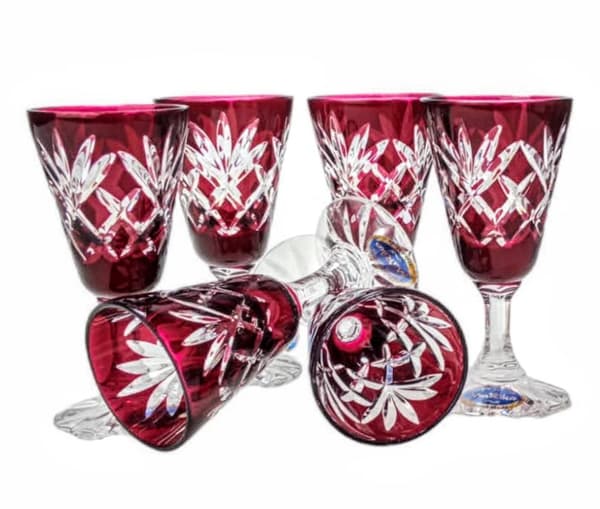 Ruby Crystal Vodka Glas 40 ml Ananas