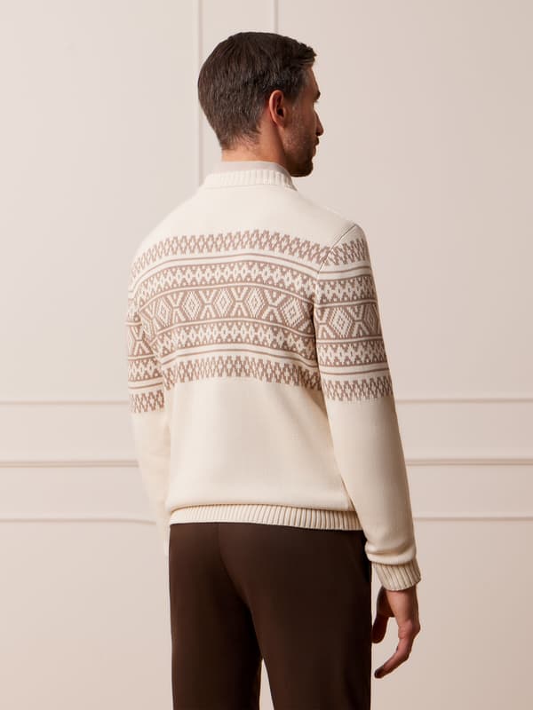 BEIGE GIENMORE TRØJE XXL