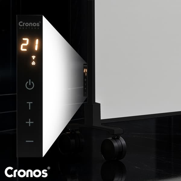 Cronos Carbon P1000TWP Sort Ramme IR Varmepanel