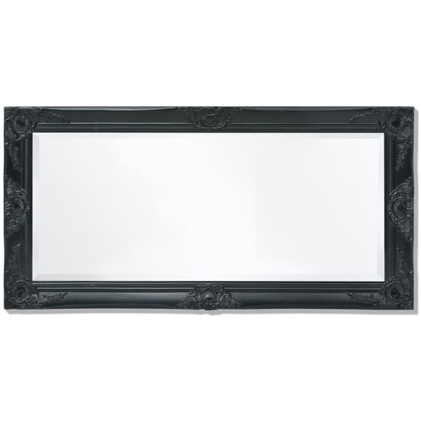VidaXL barok vægspejl 100x50 cm, sort
