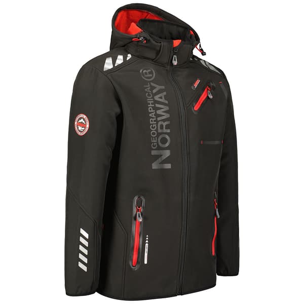 Geographical Norway Softshell ROYAUTE DB sort og rød herre 2XL
