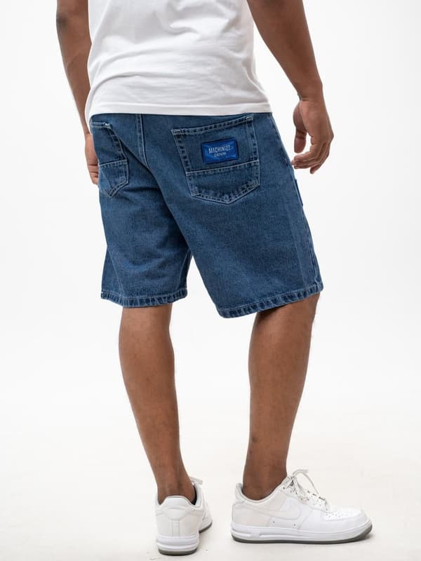 MyStars Blå Basic Herr Blå Jeansshorts 29