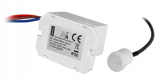 PIR-bevægelsessensor med ekstern sensor 800W 360° MCE32