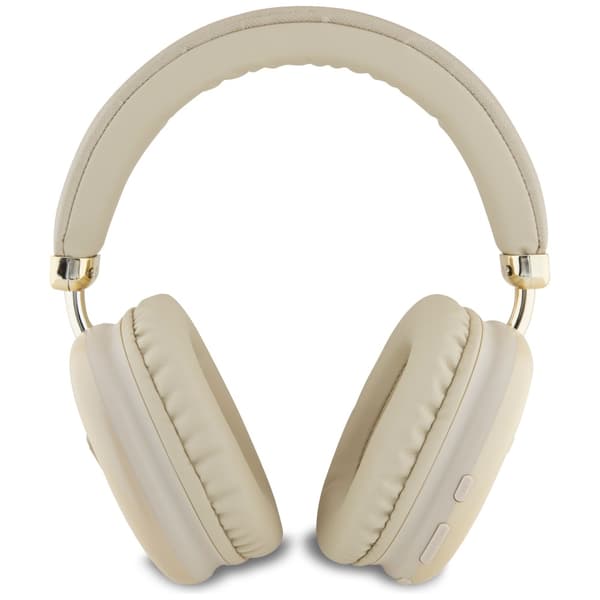 Guess Bluetooth 5.3 Metallic Triangle Logo Guldfärgade Over-Ear Hörlurar