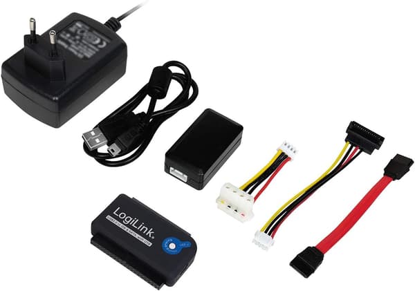 LogiLink USB 3.0 SATA IDE - HDD 2.5” 3.5” CD DVD -sovitin