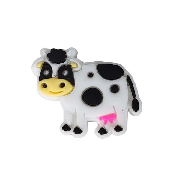 Crocs gummimärke Emblem Patch Farm Cow 399-15 OS