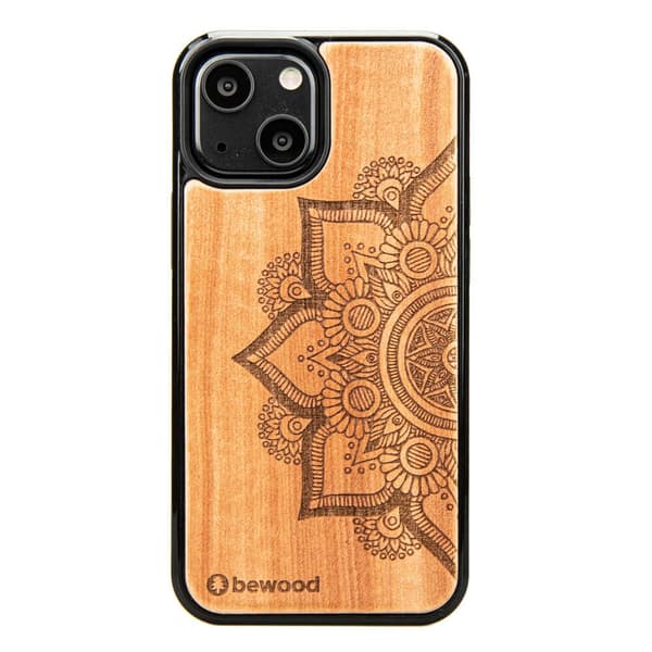 Træcover til iPhone 13 Mini MANDALA ÆBLETRÆ