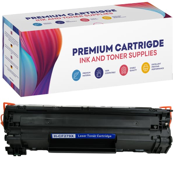 Toner til HP M12a M12w MFP M26 GP-HCF279X Sort