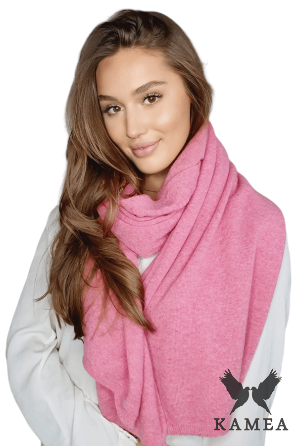 TØRKLÆDE*01 dame vinterfarve pink mel