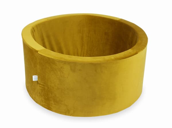 Torr pool 90x40 sammet guld utan bollar
